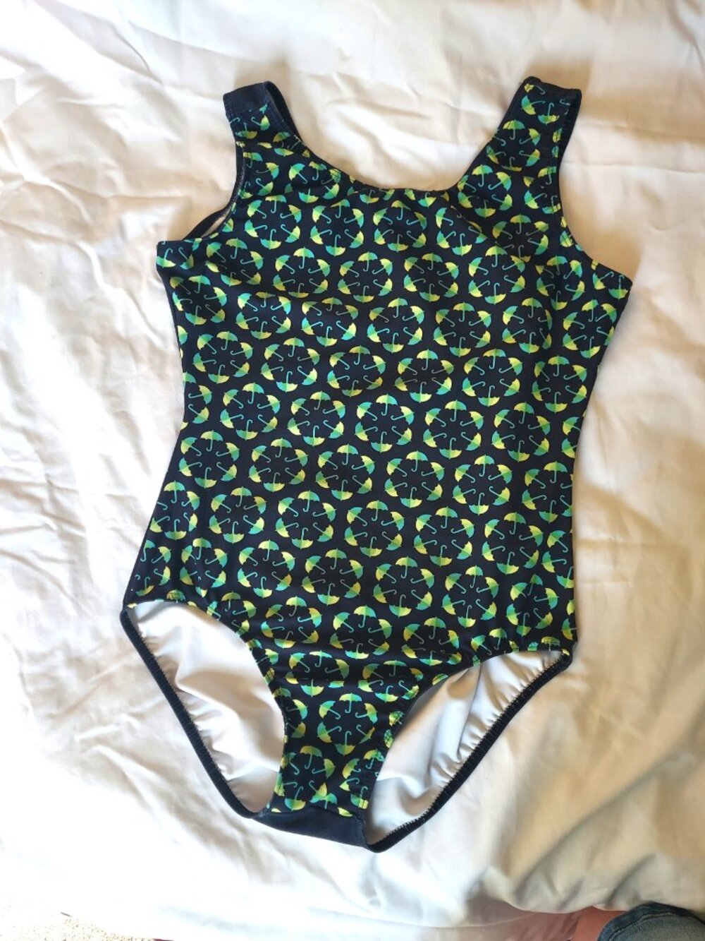 Black and Green Gymnastics Leotard - AL